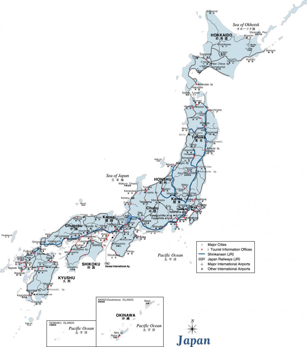 Япония транспортной карте