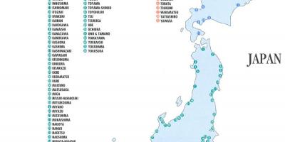 Карта японии с портами