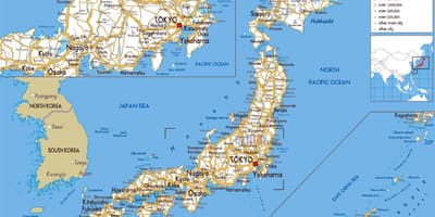 Дорожная карта Японии