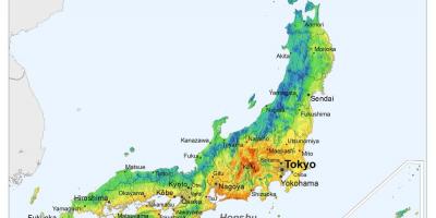 Радиация Япония карта